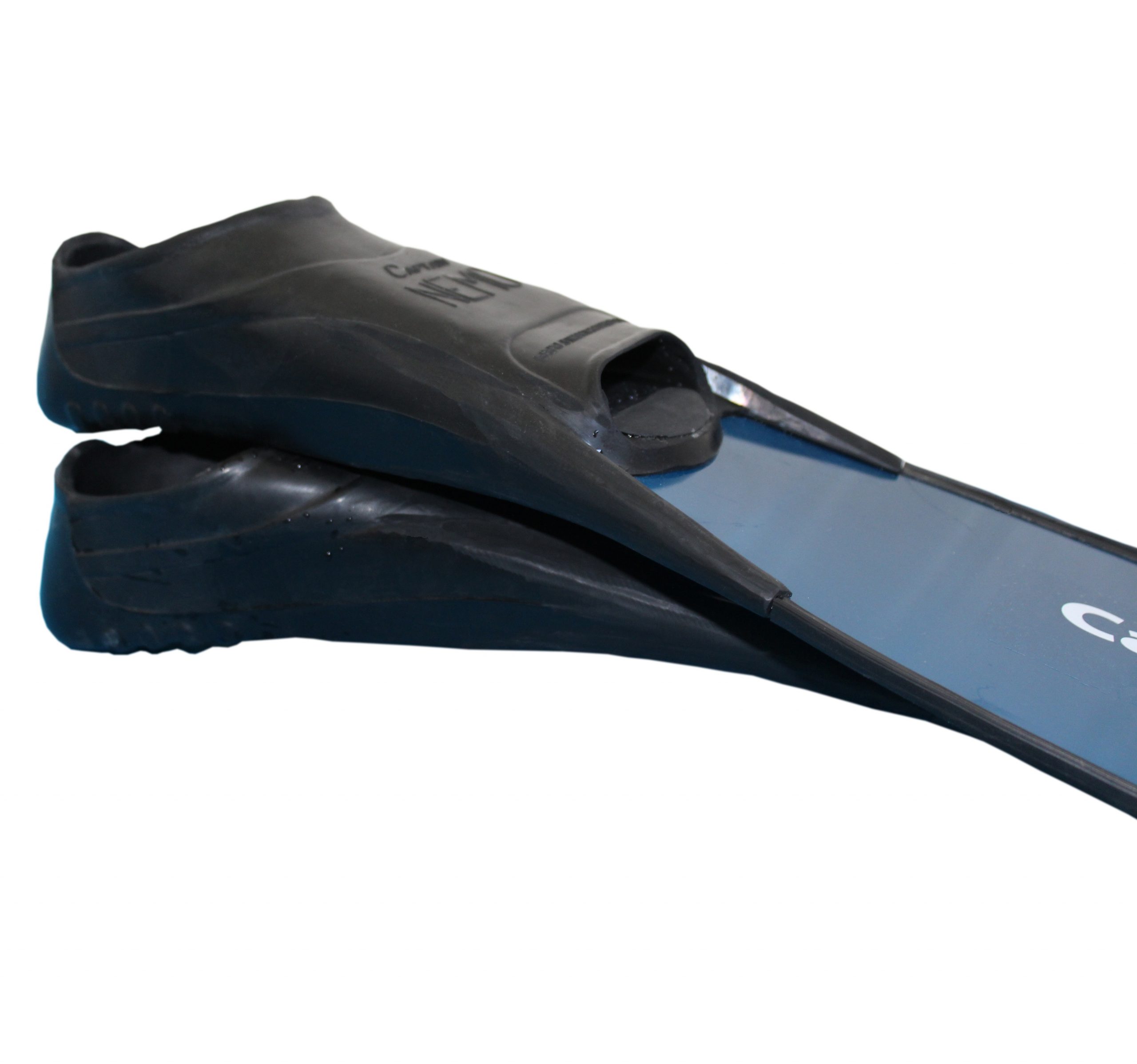 Captain Nemo Fiberglass Lite fins Black - Finswimworld